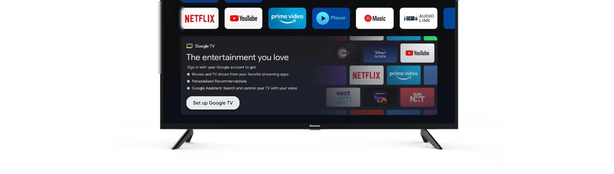 Panasonic 108 cm (43 Inches) 4K Ultra HD Smart Google LED TV TH-43MX700DX)  2 Year Warranty