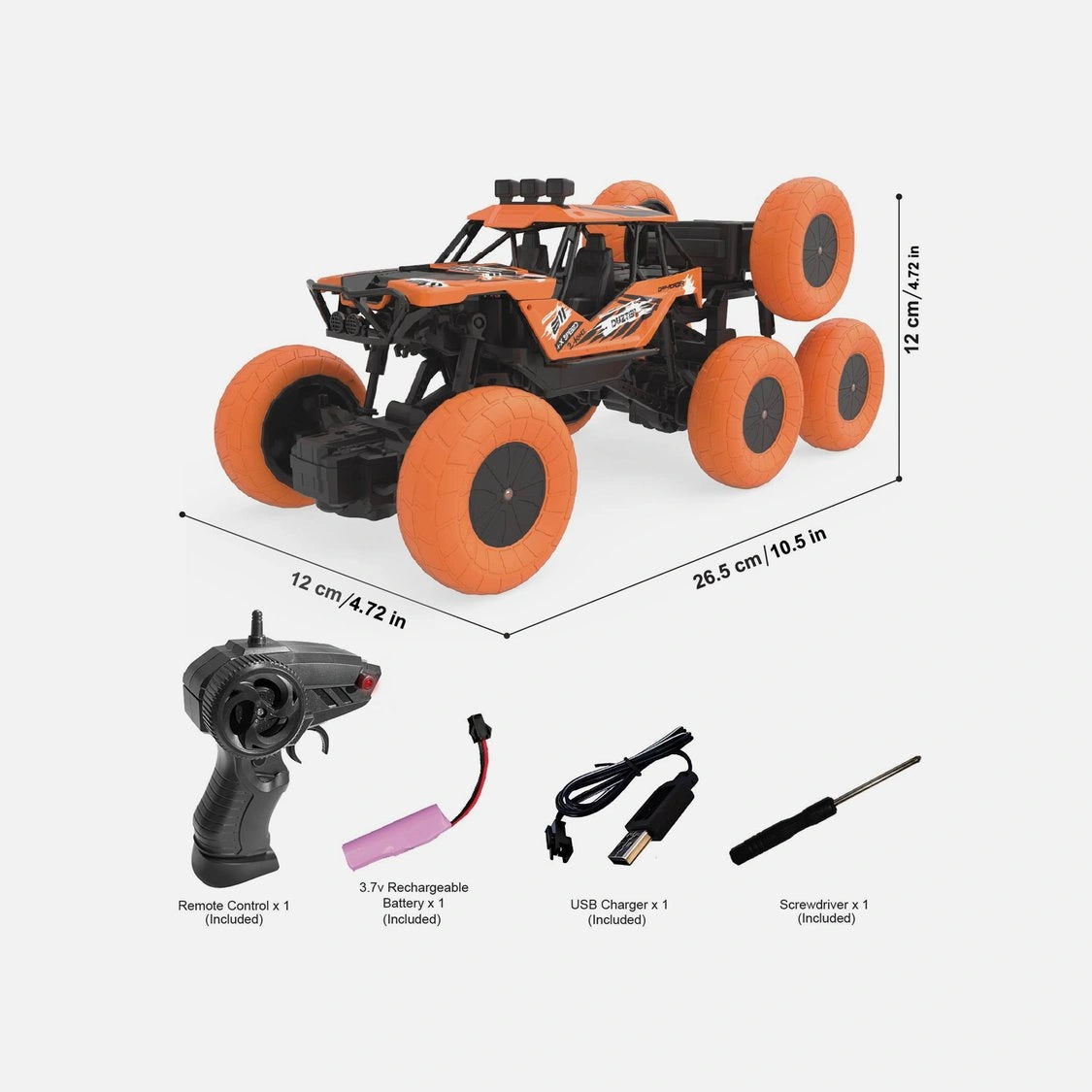 “Electrobotic Duzter-Villey 8.0 Off-Roader RC Car – rugged remote-controlled car designed for outdoor adventures and rough terrain.”