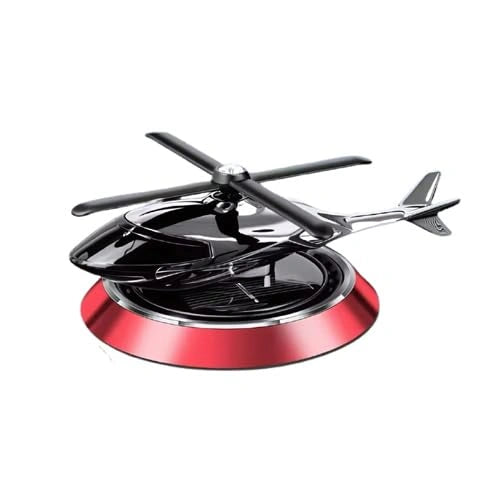 Solar Powered Helicopter Car Air Freshener, Aromatherapy Car Interior Decoration, Perfume Diffuser