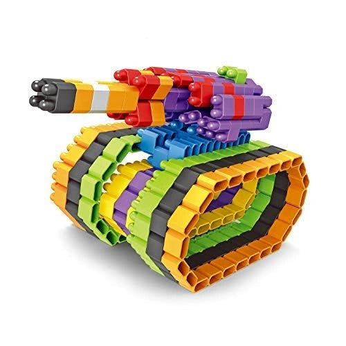 FairyFrolic_400-Piece Building Blocks Set for Kids - Creative STEM Educational Toy, Colorful Interlocking Bricks for Boys & Girls Ages 3+, Ideal for Preschool & Kindergarten Learning