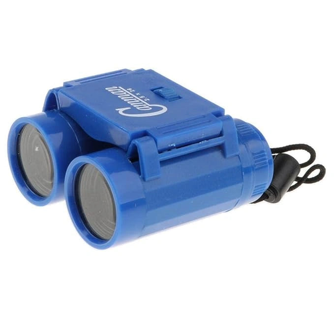 "ISRE Camman polarized folding binocular telescope for kids, suitable for day and night use, compact and portable design."