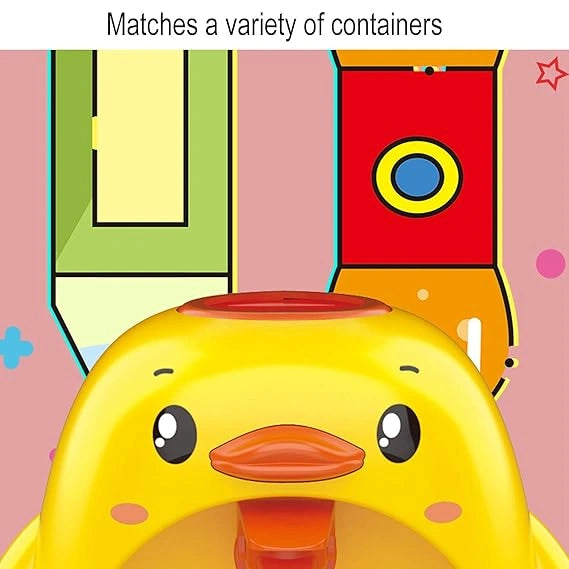"Ubersweet® Dada Duck mini drinking fountain toy for kids, fun water dispenser model, ideal for festivals, New Year, and girls’ playtime."