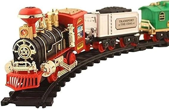 Braintastic choo choo train toy featuring smoke effect, sound and musical play.