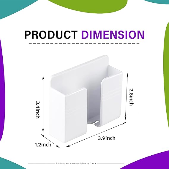 Mobile Phone Charging Stand, Multi-Functional Storage Holder, Bedside Fixed Rack, Bedroom, Office Accessories, Acrylonitrile Butadiene Styrene, White 01, Portable Electronic Devices