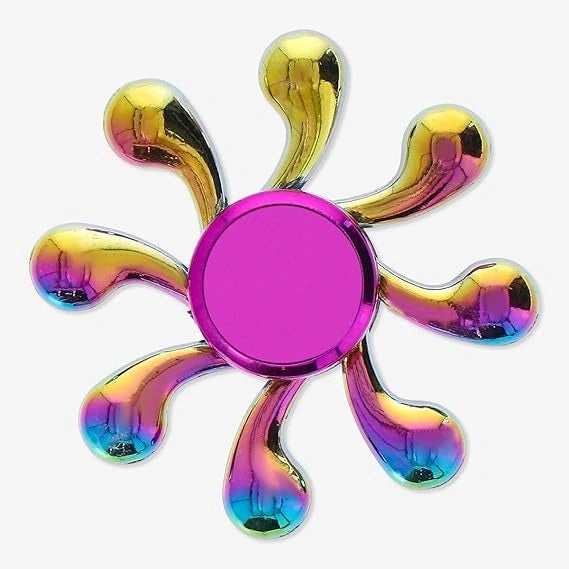 Bestie toys Rain Drop Adventure Shield Star Fidget Spinner Metal Ultra Speed Toy (Raindrop) Random