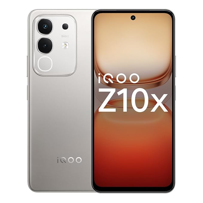 QOO Z10X 5G (Titanium, 128 GB)  (6 GB RAM) Activated