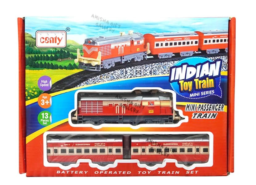 ndian Passenger Toy Train Set | Battery Operated Train
