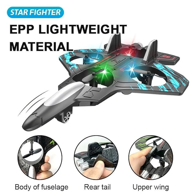 “2.4 GHz remote controlled fighter RC plane – high-speed flying toy for kids and hobbyists”