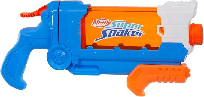 Nerf water blaster toy – Flip Fill Super Soaker with 887ml tank for kids’ garden games”