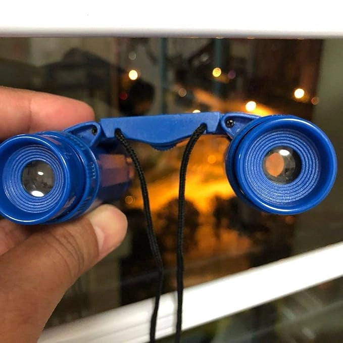 "ISRE Camman polarized folding binocular telescope for kids, suitable for day and night use, compact and portable design."