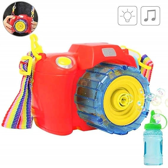 First Choice Bubble Camera for Kids with Music and Light