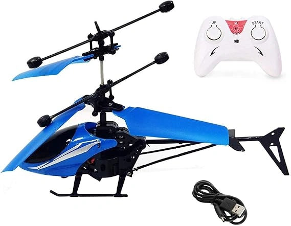 Toy Helicopter with Sensor and Remote Control Rechargeable Flying