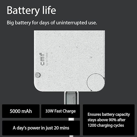 CMF Phone 2 Pro 5G in Light Green with 8GB RAM, 256GB storage, Dimensity 7300 Pro processor, 5000mAh battery with 33W fast charging, 2TB expandable storage, and triple rear cameras (50MP+50MP+8MP).
