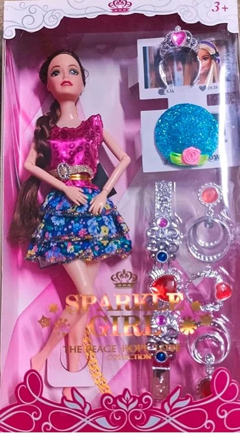“Fashion doll toy for girls and kids – stylish dress-up play doll