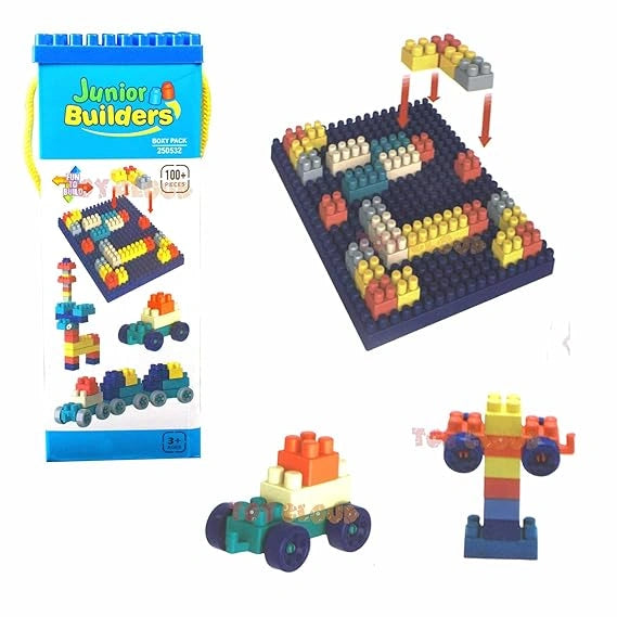 This colorful building blocks set is a funny toy for the whole family. It will help to improve your kid's finger strength, fine motor skill and creativity. Easy to play, no need extra tool.
This motor toy will help young children improve fine motor skills, hand-eye coordination and even social skills as they learn to play and interact with other children, Made of environmentally friendly ABS plastic with smooth edge, harmless to your kids
Watch your child entertain themselves and spend countless hours away 