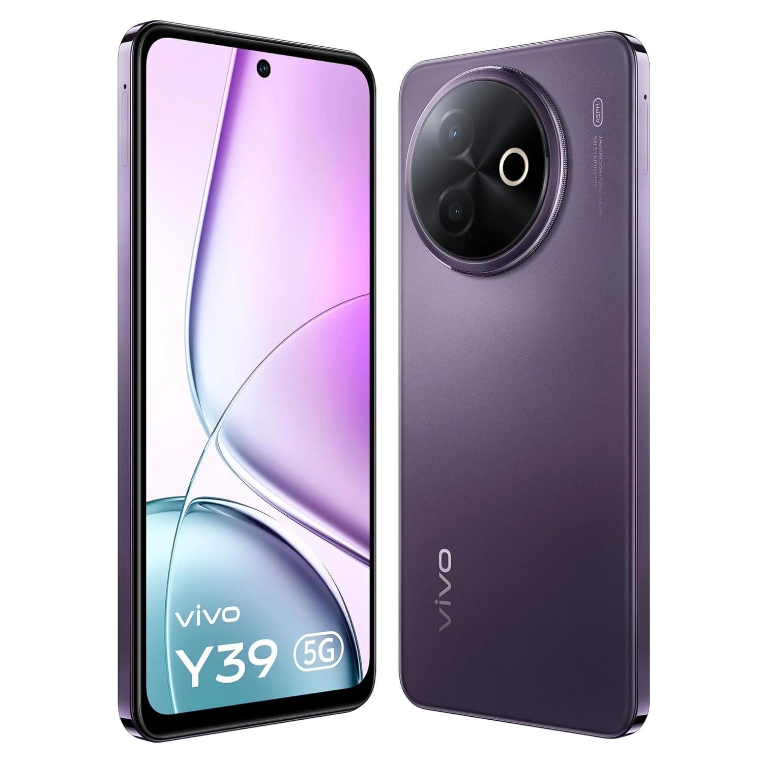 Vivo Y39 by JJR Products, available at JJR Mobile—front and rear view highlighting dual-camera design and large display.