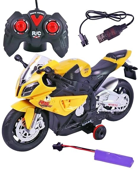 Remote Control Rechargeable 360° Spinning Action Racing Motorbike