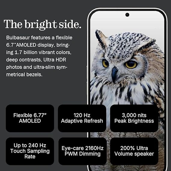 CMF Phone 2 Pro 5G in Light Green with 8GB RAM, 256GB storage, Dimensity 7300 Pro processor, 5000mAh battery with 33W fast charging, 2TB expandable storage, and triple rear cameras (50MP+50MP+8MP).
