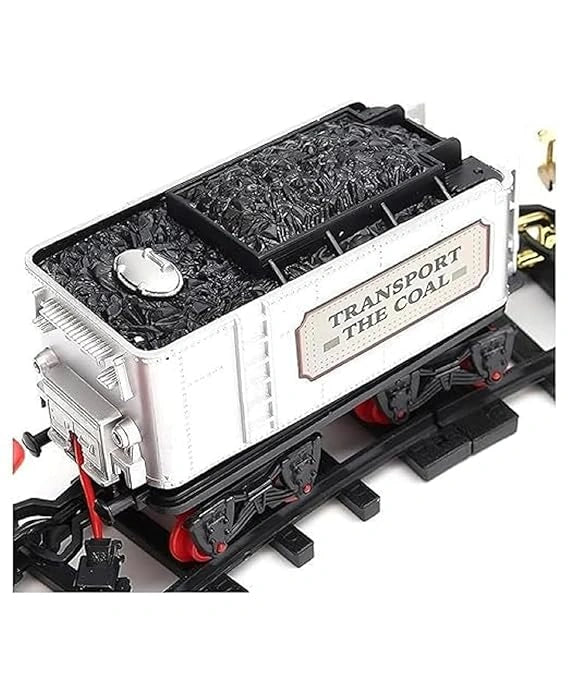 Braintastic choo choo train toy featuring smoke effect, sound and musical play.