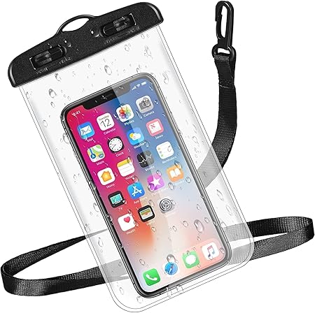 Waterproof Mobile Phone Pouch Rain Cover for All Types of Phone Transparent