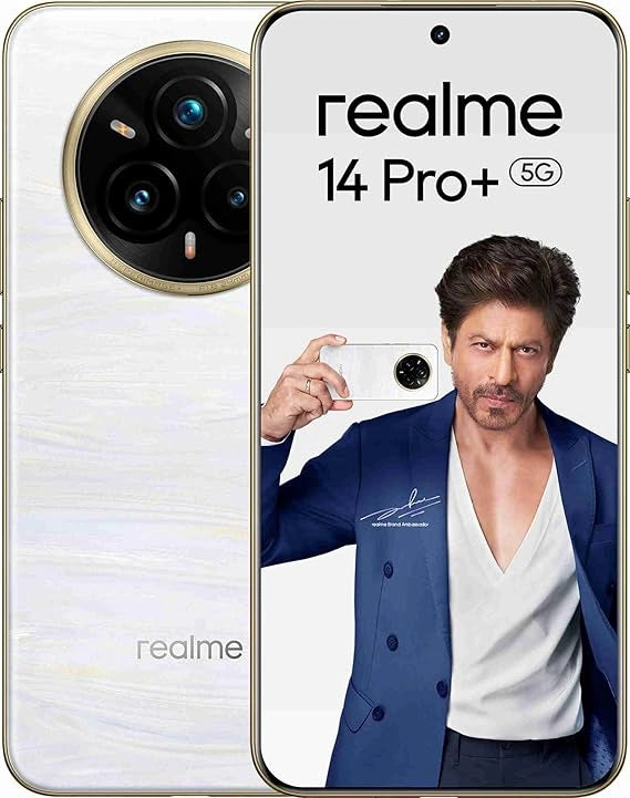 realme 14 Pro+ 5G (Pearl White, 256 GB)  (8 GB RAM)