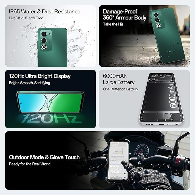 OPPO A5 5G smartphone with stylish design, quad rear camera, and vibrant display — reliable 5G mobile offering smooth performance and long battery life.