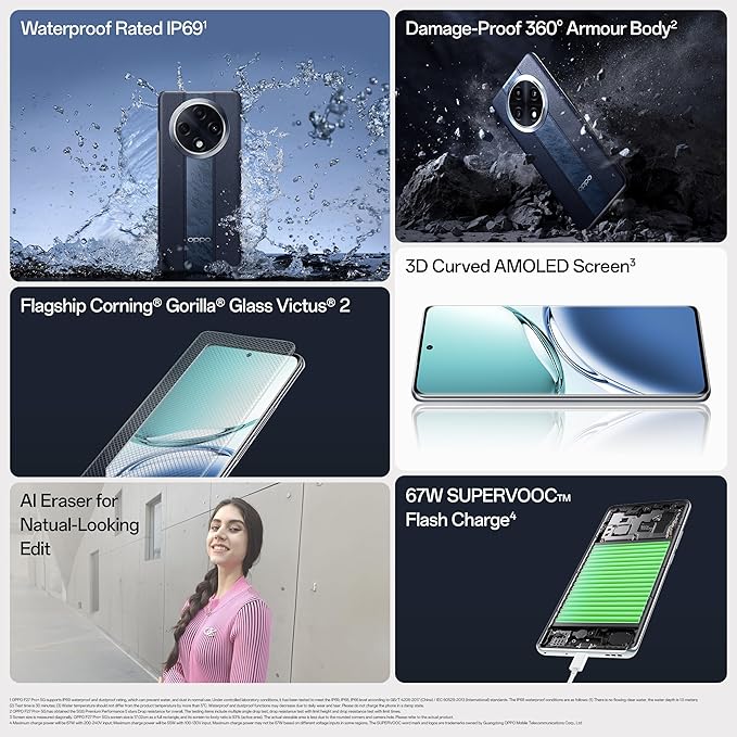 OPPO F27 Pro+ 5G (Midnight Navy, 8GB RAM, 128GB Storage) Demo