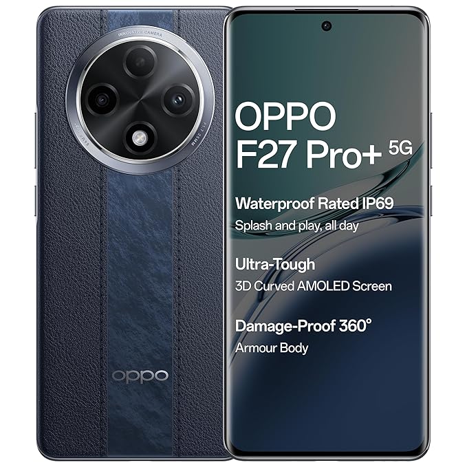 OPPO F27 Pro+ 5G (Midnight Navy, 8GB RAM, 128GB Storage) Demo