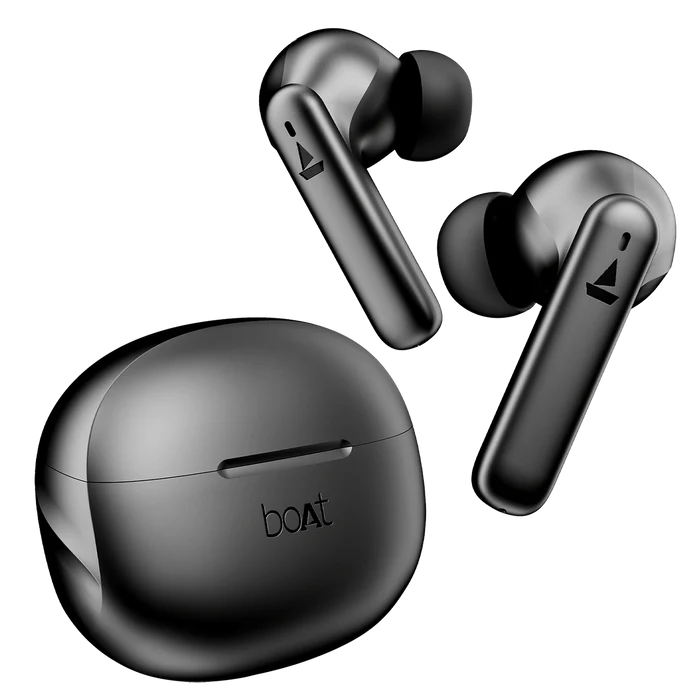 boAt Airdopes 170 TWS in Ear Earbuds with 50H Playtime, Quad Mics Enx Tech, Low Latency Mode, 13Mm Drivers, ASAP Charge, Ipx4, Iwp, Touch Controls & Bt V5.3(Classic Black)