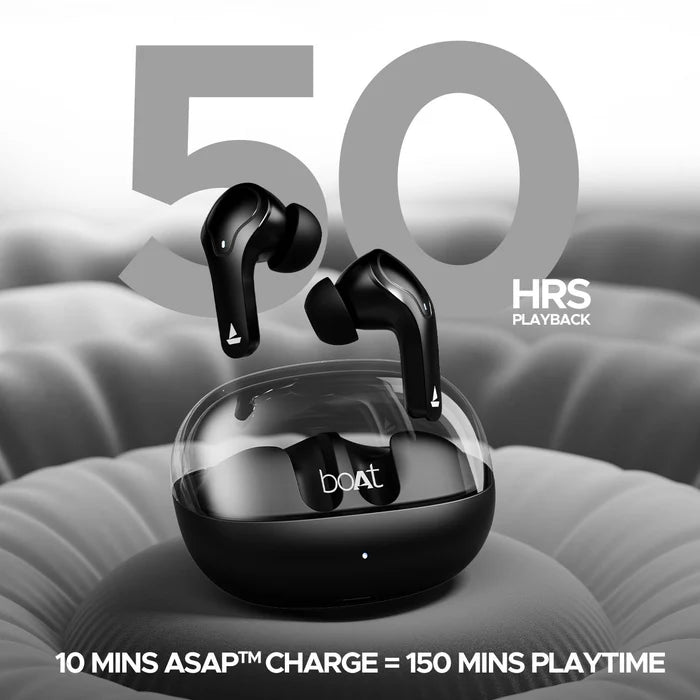 boAt Airdopes 311 Pro w/ 50 HRS Playback, ASAP Charge & Dual Mics ENx