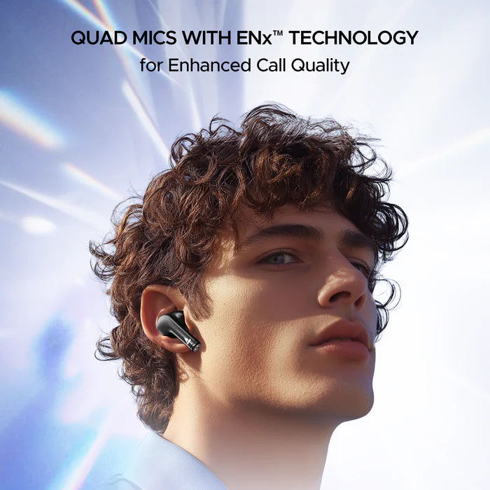 boAt Airdopes 141 Pro True Wireless Earbuds in Obsidian Black with Active Noise Cancellation, 42H Battery Life, Fast Charging, and Bluetooth 5.3 Connectivity