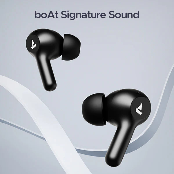 boAt Airdopes 71 w/ 40 HRS Playback, ENx Technology & Beast Mode(Low Latency) Bluetooth  (Active Black, True Wireless)