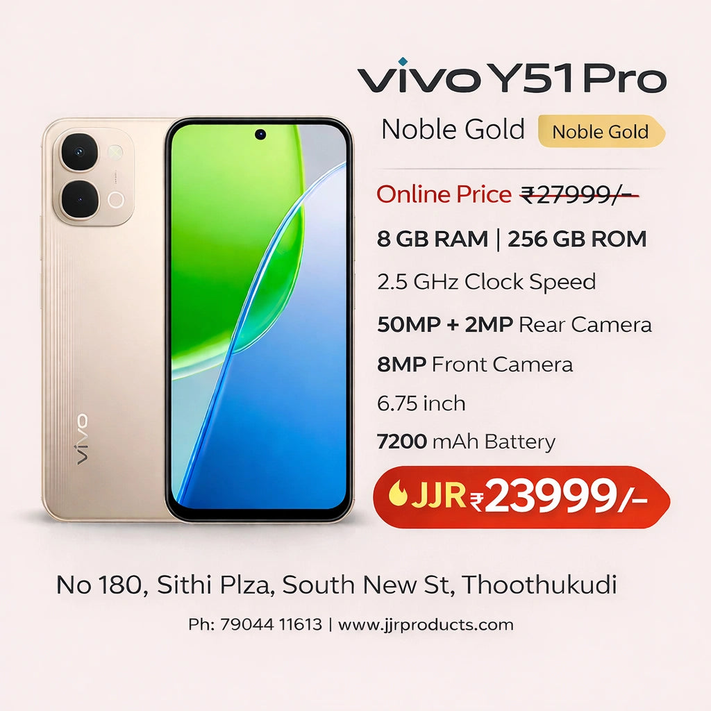 Vivo Y51 Pro Noble Gold – 8GB RAM, 256GB ROM