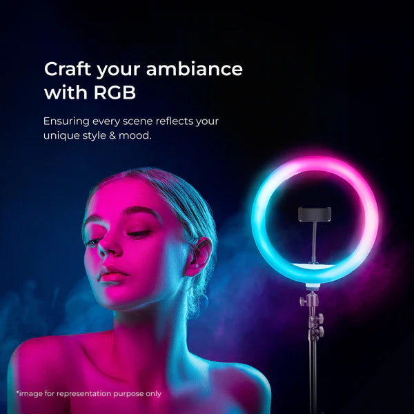 LED Ring Light with 5 feet Stand for Photo & Video Shoot & More