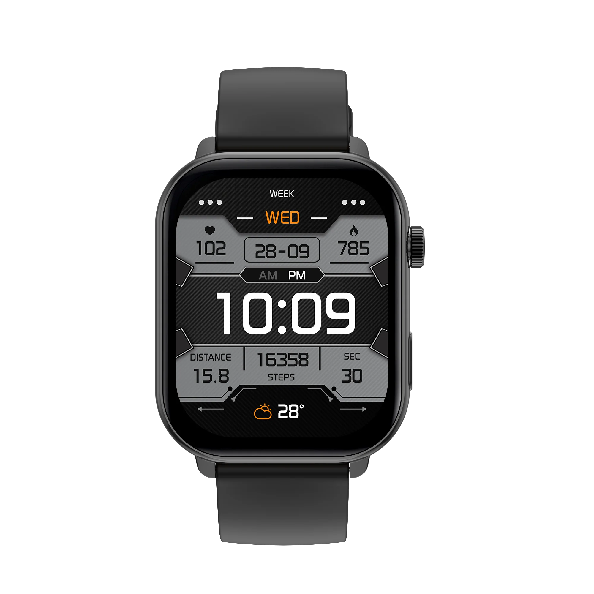 Noise ColorFit Victor 2 Smartwatch ( Deep Wine ) 