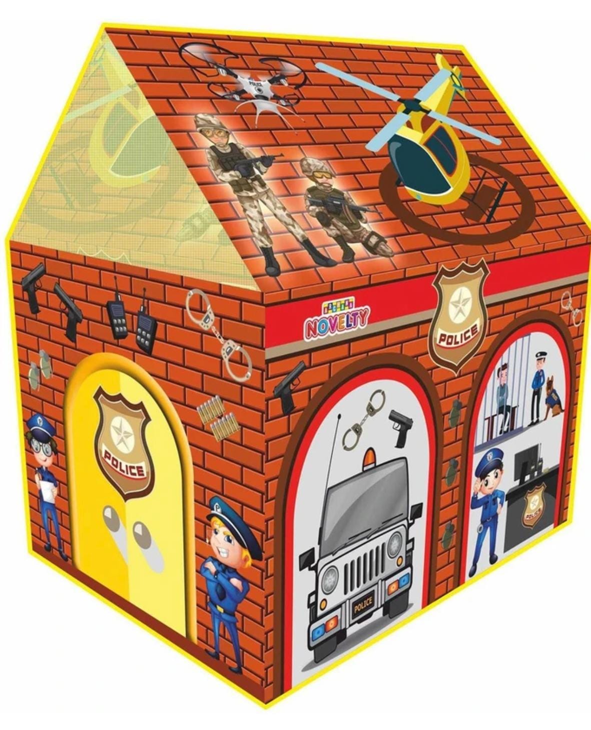 Kids foldable and portable  printed Theme play tent house