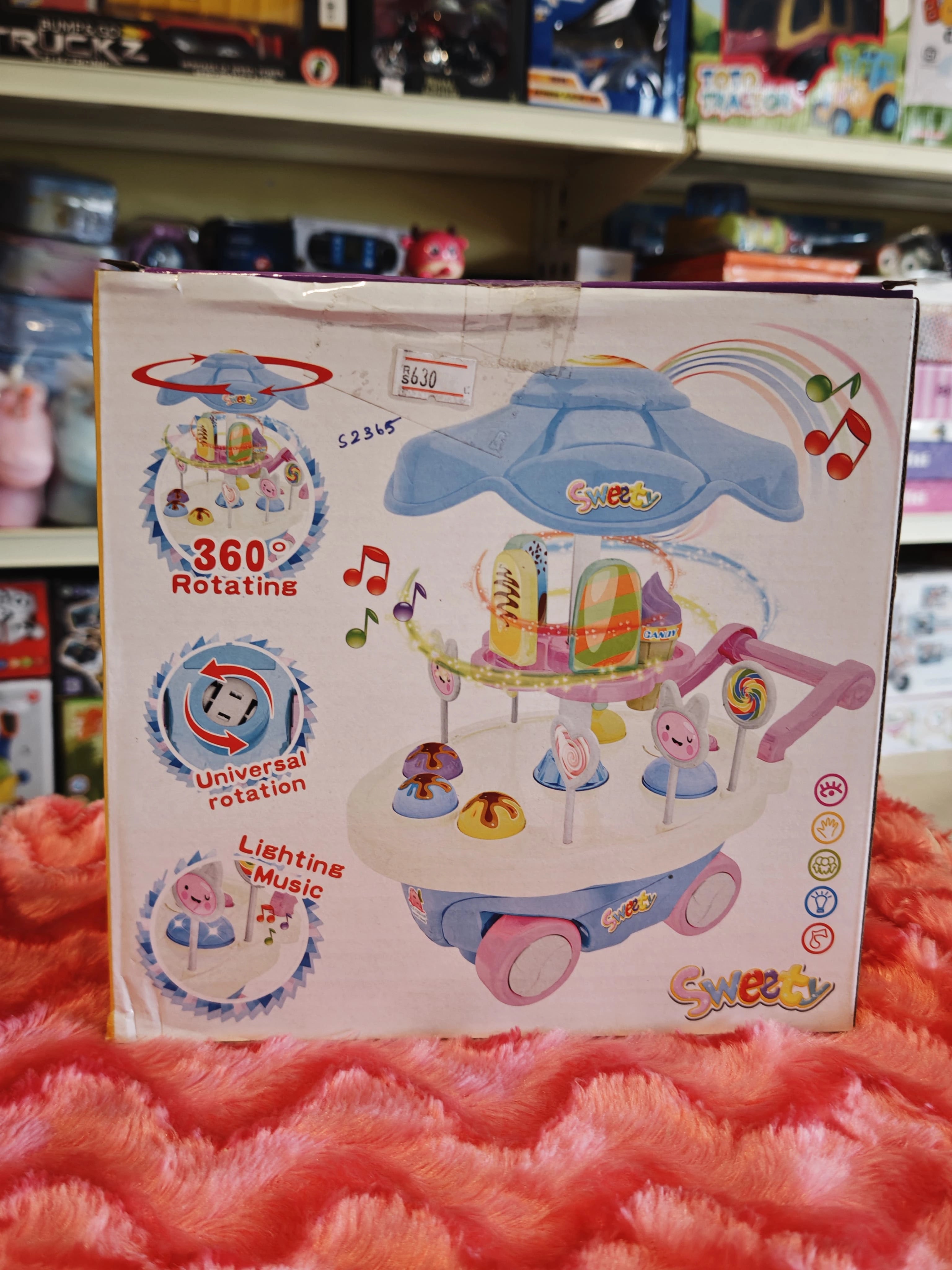 sweet brand ice cream cart toy set for kids