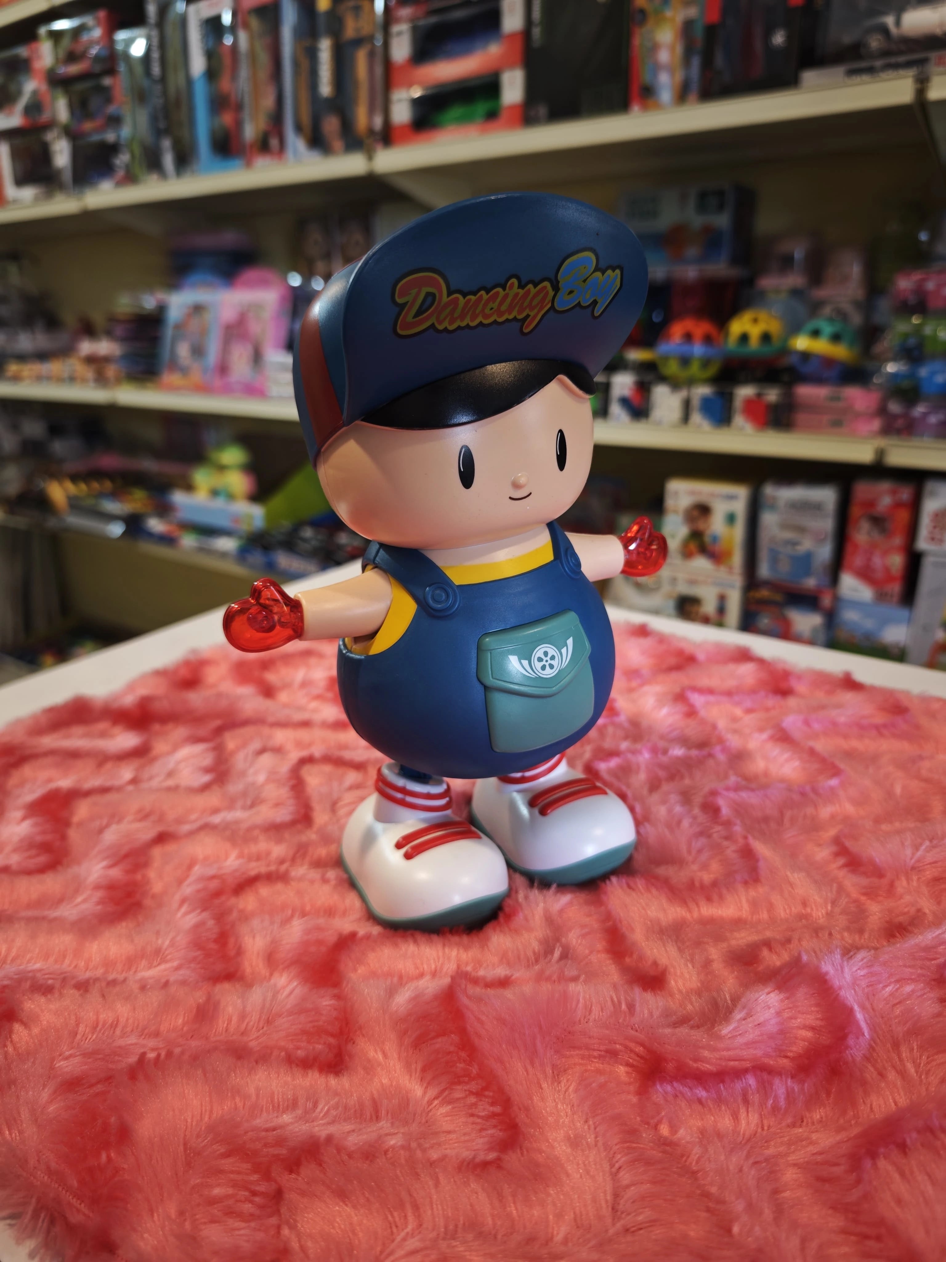 TOYS HEAVEN Dancing Robot Boy with Music,3D Flashing Lights, Dancing Toy for Kids, Battery Operated,360-degree Rotation-Multi Color