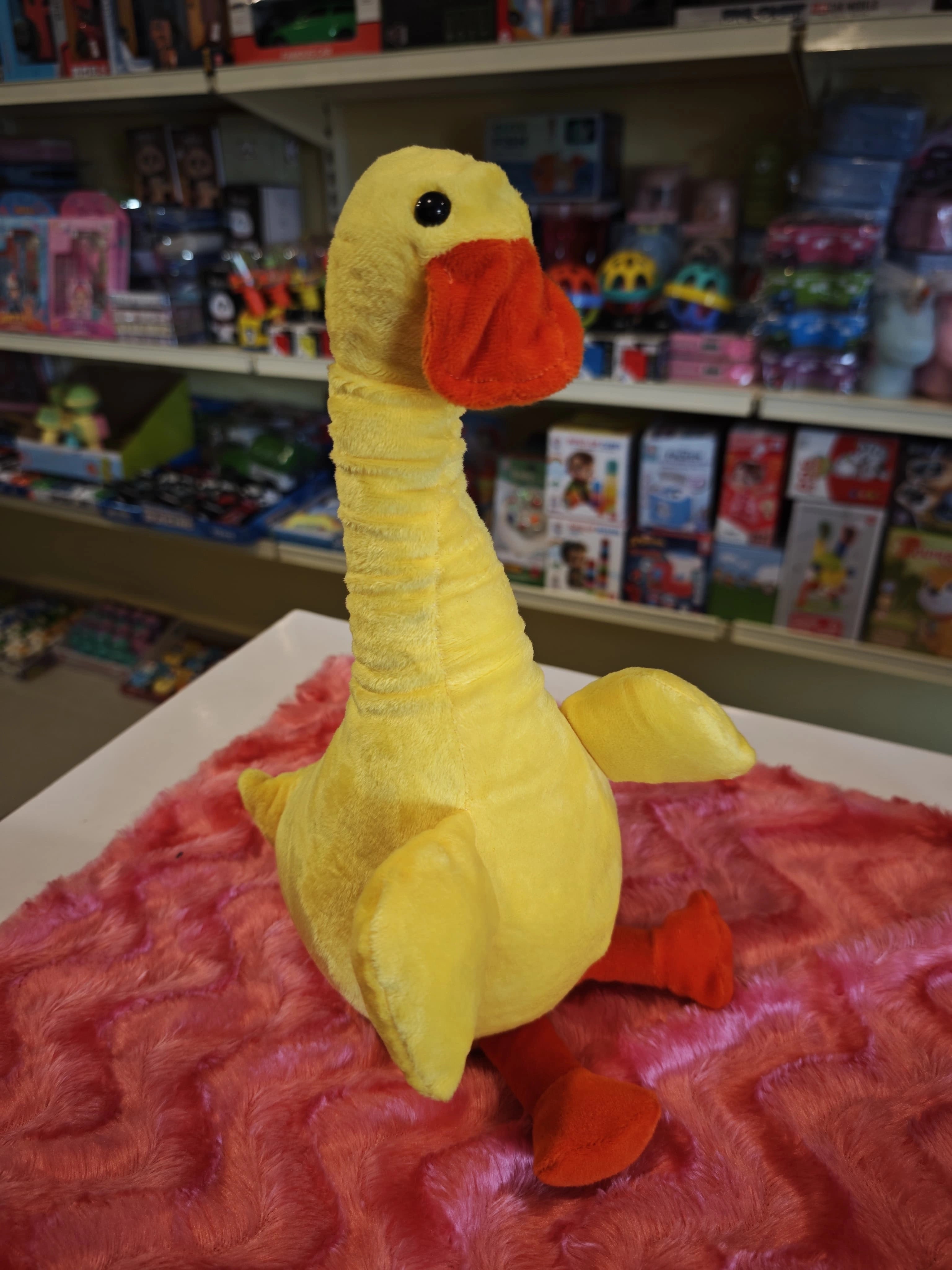 VeliHome Talking Singing Walking Duck Electronic Plush Toy Stuffed Animal Interactive Birthday Gift for Kids Boys Girls -15.7inch/40cm