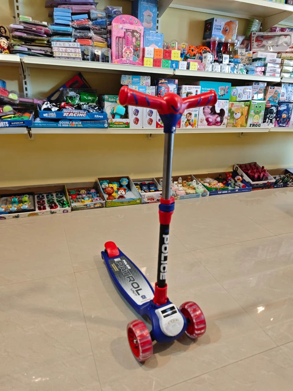Kick Scooter for Kids | Foldable 3 Wheel Kid Scooter with 4 Height Adjustable Handle & Brake | Skate Scooters with LED PU Wheels | Runner Scooters for Kids 3 to 10 Years Boys Girl